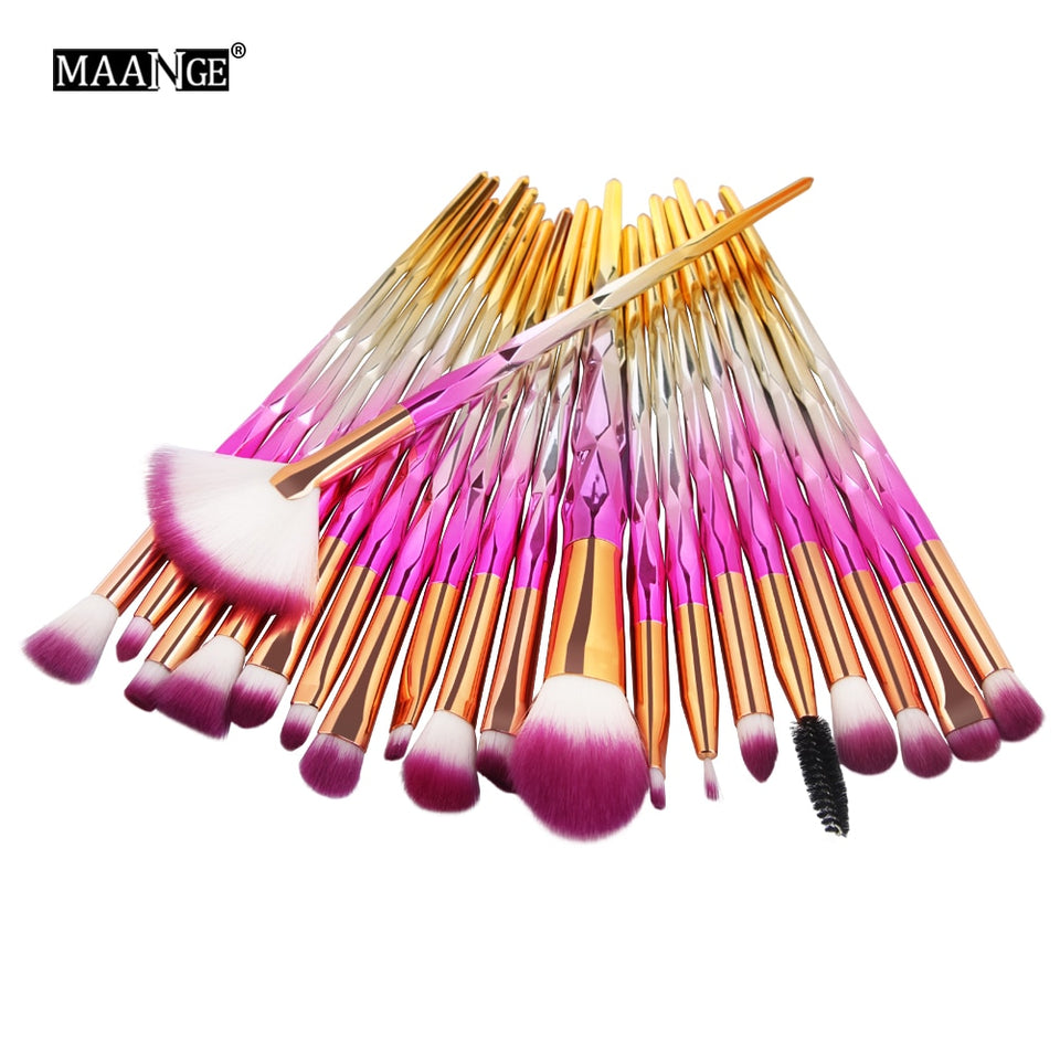 Gweety| Maange Makeup Brushes Set Diomand