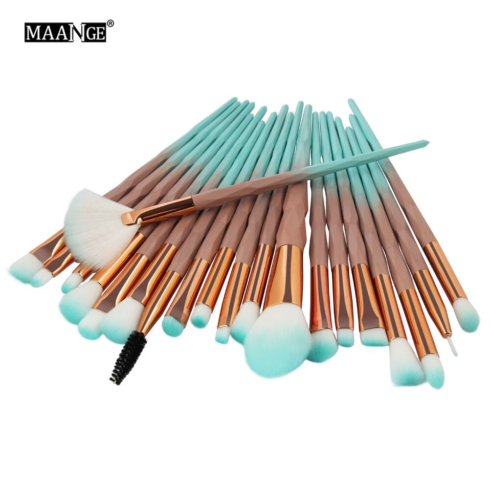 Gweety| Maange Makeup Brushes Set Diomand