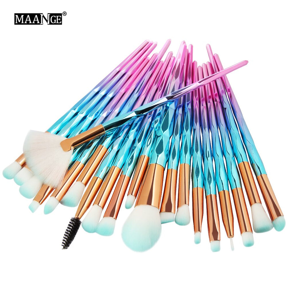 Gweety| Maange Makeup Brushes Set Diomand