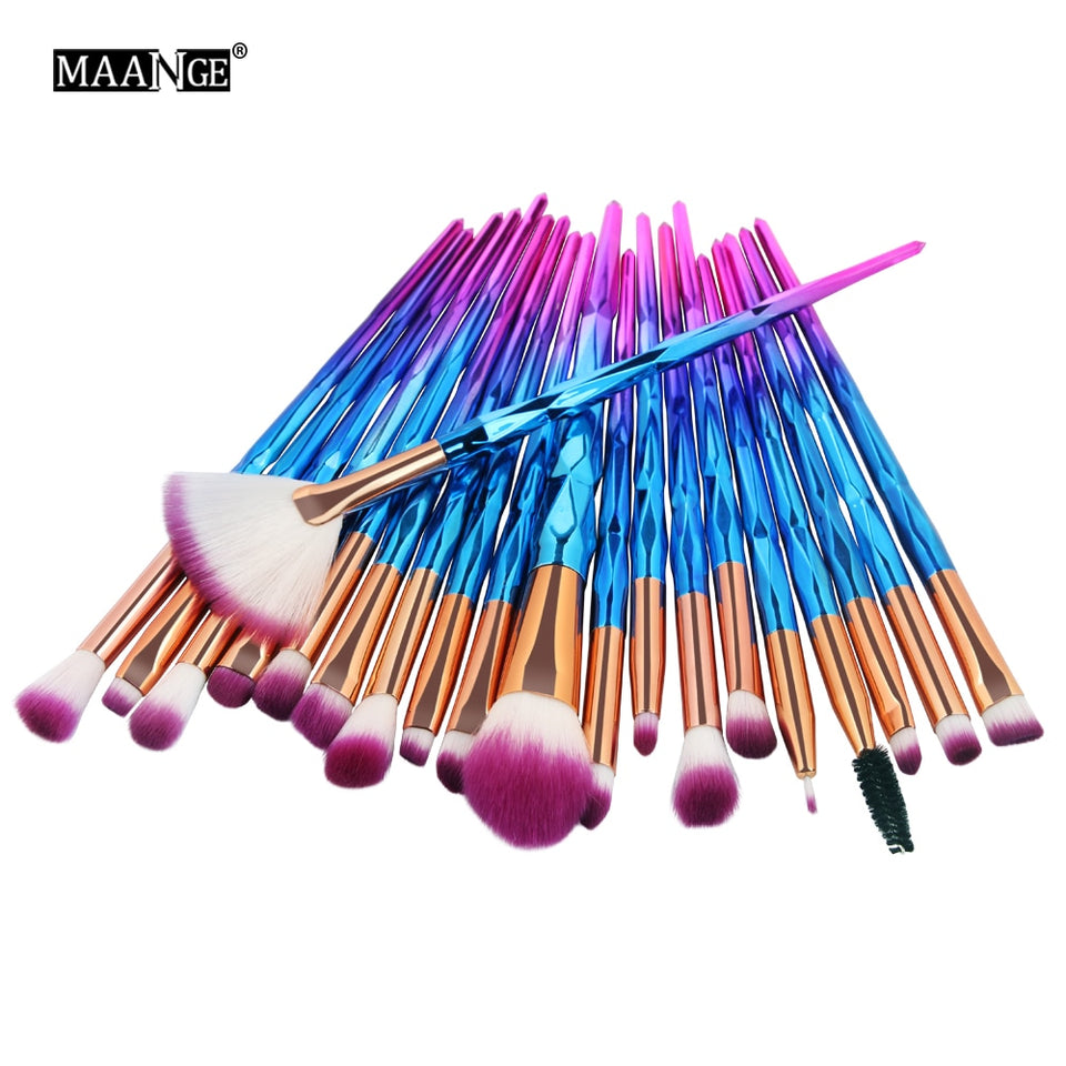 Gweety| Maange Makeup Brushes Set Diomand