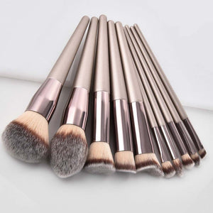 Gweety | Luxury Champagne Makeup Brushes
