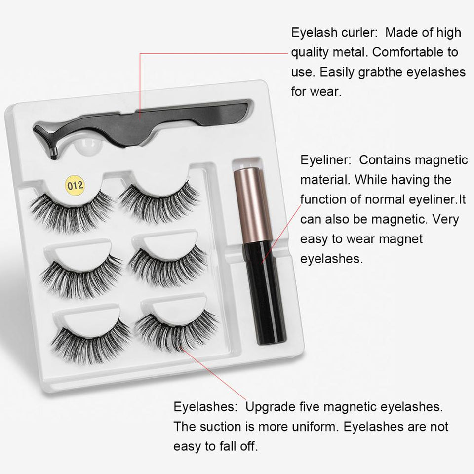 Gweety | Magnetic Eyelashs set