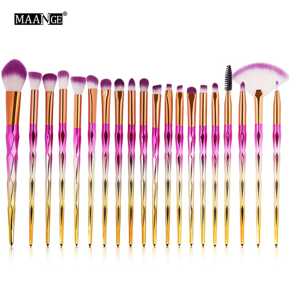 Gweety| Maange Makeup Brushes Set Diomand