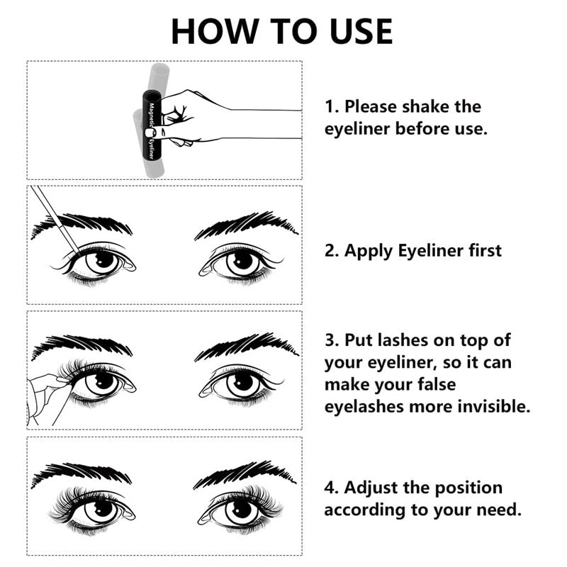 Gweety | Magnetic Eyelashs set