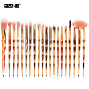 Gweety| Maange Makeup Brushes Set Diomand