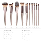 Gweety | Luxury Champagne Makeup Brushes